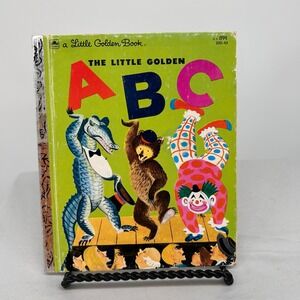 VINTAGE‎ The Little Golden Book ABC Childrens Educational Reading Book